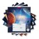 Notebook of 18 sheets in the Erichkrause "Cosmos" line, covered cardboard, OFSET block, mix