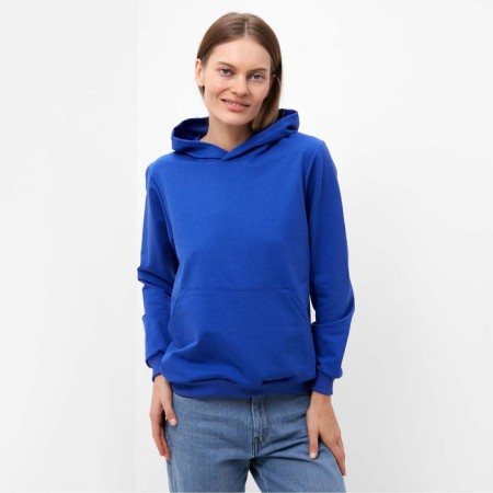 Feminine sweatshirt, color bright blue, size 50-6