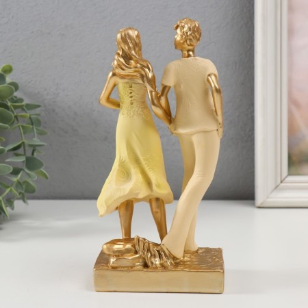 Souvenir Polystone "Walk together" 6x8x19.5 cm-2