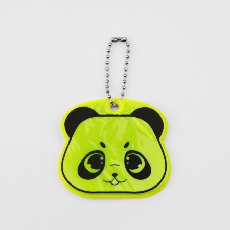 The reflective element "Mordi Panda", bilateral, 6 × 5.5 cm, color mix-2