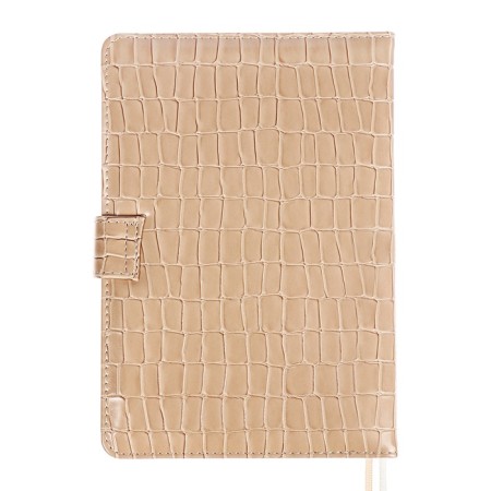 Dated diary 2025 A5 168 sheets, Devente.Barbara, a solid cover to leatherette with foam, praise, perforation, lies, block 70, beige, beige-16