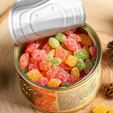 Monpensier "Salyut", Caramel Lollice in a canvas bank, 140 g-1