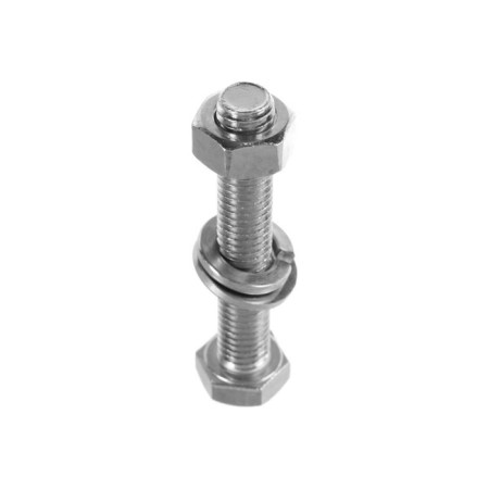Bolt bolt master, with a hexagonal head, galvanized, Din933, M8x50 mm, 4 pcs-3