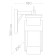 Sadovo-park lamp Feron PL530, IP44, E27, 60 W, 180x200x340 mm, black color