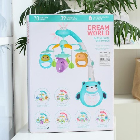Mobile Musical "Bear. Zoo ", projector, remote control, color mix-7