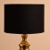 Greek lamp "Grubert" 1x60W, E27 golden 31x31x44 cm