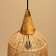 Ceiling Lamp from Rotan "Andreas", 1 × 120 W, E27, 30 × 30 × 60 cm