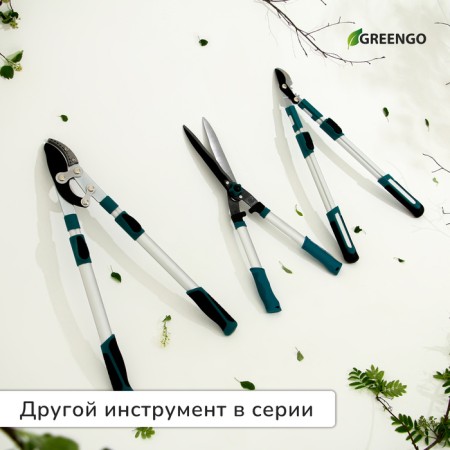 Professional bitch professional, 27.5–40.5 "(70.5−103 cm), telescopic, with plastic handles, mix, Greengo-5