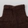 Male gloves from Mongolian wool, chocolate color, size 20-24