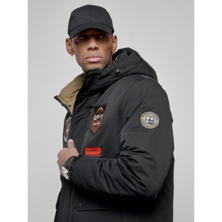 Male Winter jacket, size 56, black color-9