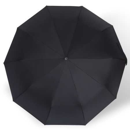 Automatic umbrella "Night", 3 additions, 10 spokes, r = 51 cm, black color-5