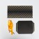 Self -charged box "embossing" black 15x15x15 cm