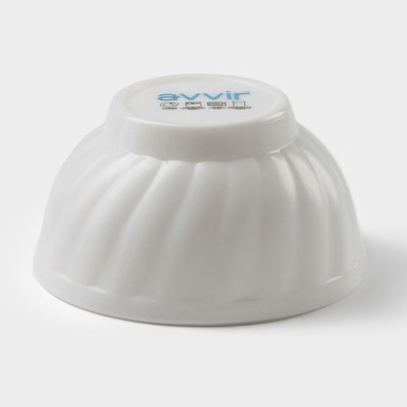 MISK "Diva", 13 × 7 cm, glass ceramics, white color-2