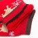 Women's socks, red color, size 25