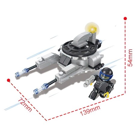Designer Cosmos "Battle Dron", 3 in 1, 103 parts-1