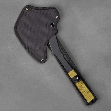 Tourist hatchet, hilt in the braid, 34cm-1