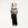 A toy for cats "cat-arc", artificial fur, housing 7 cm, white-brown/black