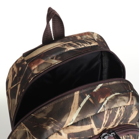 Tourist backpack, 2 lightning departments, 5 external pockets, ZFTS, Camouflage color-3
