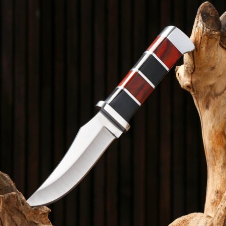 Hunting knife "checkers" 19.5cm, blade 105mm/2.3mm-2