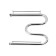Water weaving water, M-shaped, 500x500 mm, with a shelf, d = 32 mm, external. thread 1 "