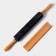 Magistro marble rolling pin, with a stand, 45 × 5 cm, black color