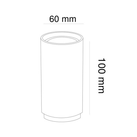 Ceiling light Technical C033WL-01WB, GU10, 1x50 W, 60x60x100 mm, black and white-3
