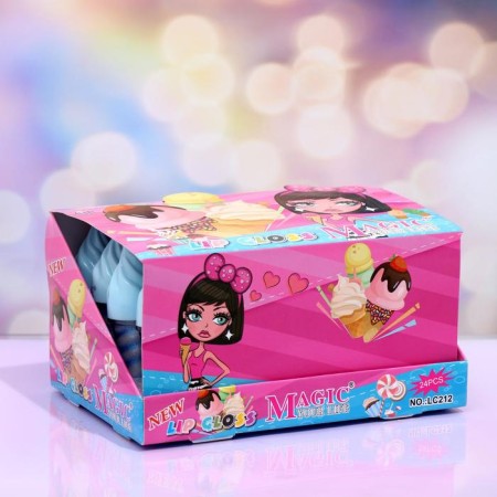 Lip gloss "ice cream", a mix of flowers and aromas-4