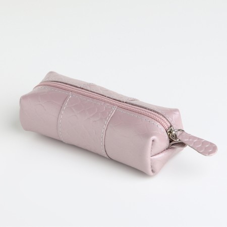 Pocket Key on the zipper, Textura, length 12.5 cm, ring, pink color