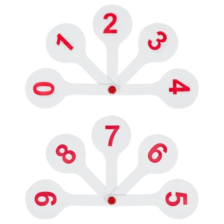 Cashier-Vera numbers from 0 to 9
