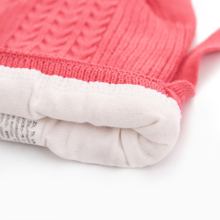 Children's hat, cherry color, size 50-52-1