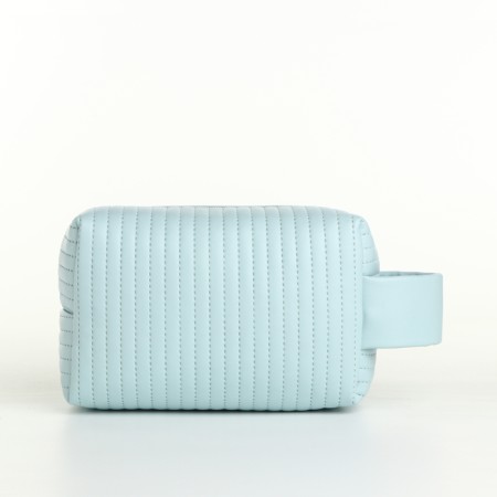Cosmetic bag with lightning, blue color-1