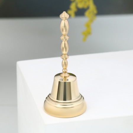 Valdai bell "vertebra No. 5", polished, with a long handle, d = 54 mm-1