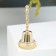 Valdai bell "vertebra No. 5", polished, with a long handle, d = 54 mm