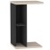 Class table Aurelio 17, 420 × 350 × 670 mm, color Anthracite / Blackwood satin