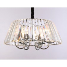 Люстра подвесная с хрусталём Ambrella light, Traditional, TR5038, E14, цвет хром