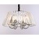 Crystal chandelier with Ambrella Light, Traditional, TR5038, E14, Color Chrome