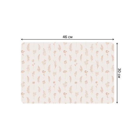 A set of napkins for setting the table "Flower sketches", rectangular, rounded edges, size 30x46 cm, 4 pcs-2