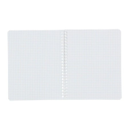 Notebook 80 sheets, in a cage, on a crest, "fluffy muzzles", cardboard cover, 4 types of mix-1