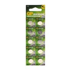 Alkalin battery GP, LR54 (G10, V10GA, LR1130, 189) -10BL, 1.5V, blister, 10 pcs.