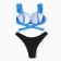 Swimsuit female separate minku Blue/black color, size 42