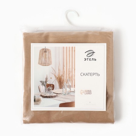 ECO Ethel tablecloth, col. Beige, 136x180 cm, 70% HL, 30% linen, 190 g/m2-8