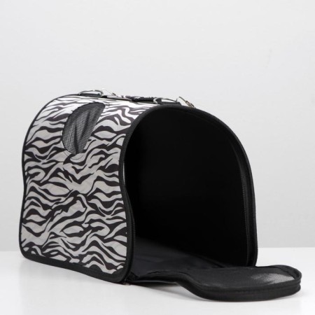 Animal Bag-ledger "White Tiger", size m, 45 x 21 x 27 cm-4