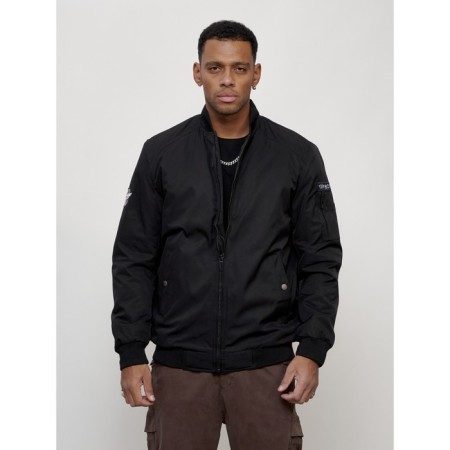 Male bomber, size 50, black color-6