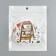 Plastic stickers "School weekdays" set 60 pcs 10x12 cm