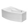 Bath screen Frontal Santek "Mallorca" XL 160x95 cm, left, without drawing