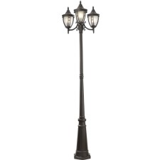 Garden-Park lamp Outdoor O026FL-03B, E27, 535x535x2150 mm, 3x60 watts, black