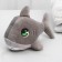 Soft toy "shark", gray color