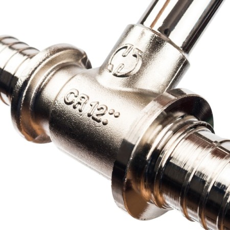 Axial pipe SFA-0026-252520, to connect the radiator, T-shaped, 25mm, 20mm, 20mm-4