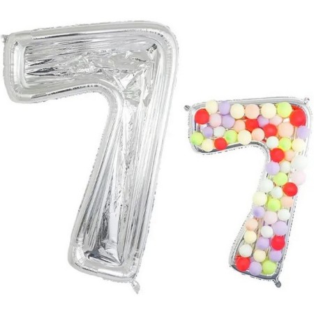 Foil ball 65 “number 7”, a frame for aeromosics, in ind. UP.