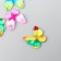 Decorative element "butterflies", mix 10 mm